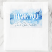 ステッカーや封筒用シールや好意に感謝 長方形シール (バッグ)