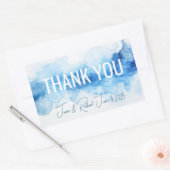 ステッカーや封筒用シールや好意に感謝 長方形シール (封筒)