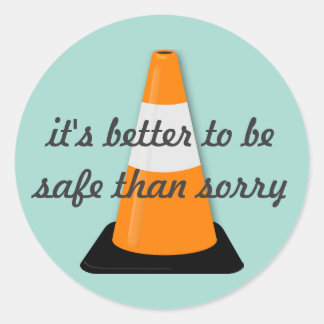 ステッカーよりも安全な方が良い ラウンドシール