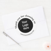 ステッカーをお選びいただきありがとうございます ラウンドシール (封筒)