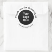 ステッカーをお選びいただきありがとうございます ラウンドシール (バッグ)