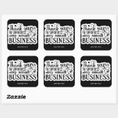 ステッカーをサポートしてくれてありがとう スクエアシール (シート)