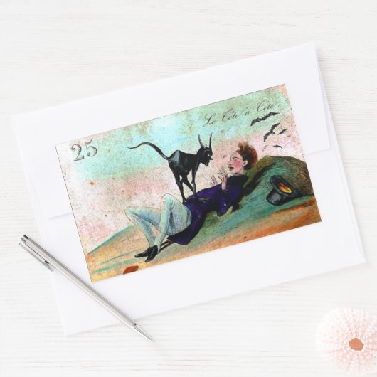 ステッカーをテストする 長方形シール (封筒)