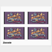 ステッカーをトリックまたは治療する 長方形シール (シート)