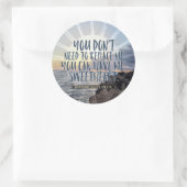 ステッカーを下さい ラウンドシール (バッグ)