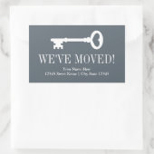 ステッカーを動かすカスタムヴィンテージ鍵を動かした 長方形シール (バッグ)