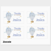 ステッカーを待っ感謝していている 長方形シール (シート)