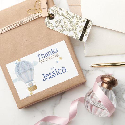 ステッカーを待っ感謝していている 長方形シール (ギフト)