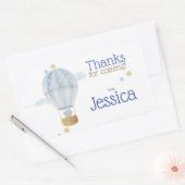 ステッカーを待っ感謝していている 長方形シール (封筒)