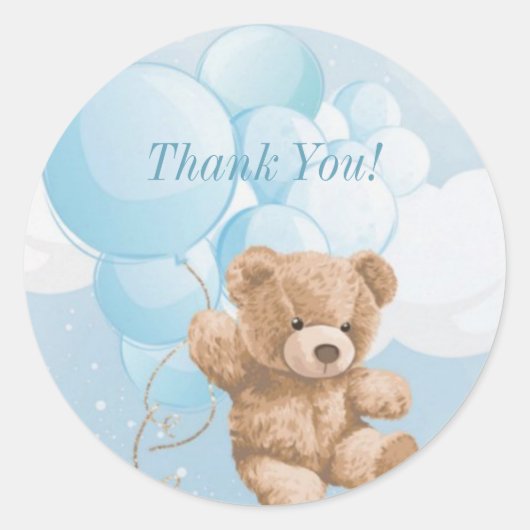 ステッカーを待つ ラウンドシール (正面)