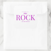 ステッカーを揺すります スクエアシール (バッグ)