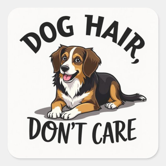 ステッカーを流す スクエアシール (正面)