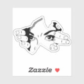 ステッカーを見たい シール (シート)