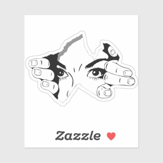 ステッカーを見たい シール (シート)