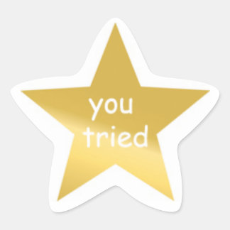 ステッカーを試した 星シール