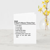 ステッカーを貼る時間がない カード (黄色い花)