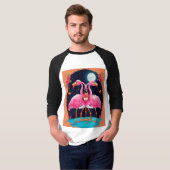 ステッカーイラストレーション Tシャツ (正面フル)