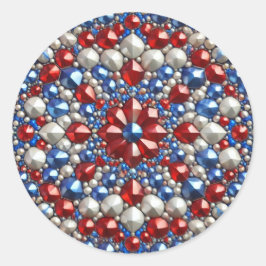 ステッカーオランダカラーデザイン ラウンドシール