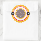 ステッカーカスタムギフトラベルのキッチンからラウンド ラウンドシール (バッグ)