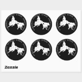 ステッカーカベルネCHAノワールRond Blanc ラウンドシール (シート)