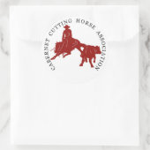 ステッカーカベルネCHAブランロンボルドー ラウンドシール (バッグ)