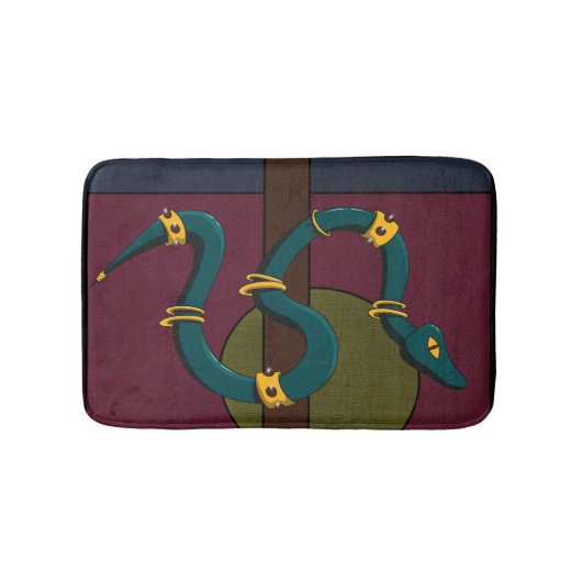 ステッカーカレスネーク バスマット (正面)