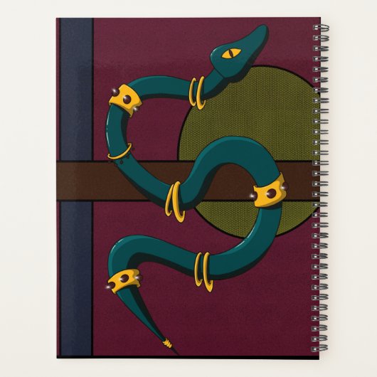 ステッカーカレスネーク プランナー手帳 (裏面)