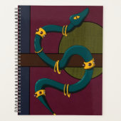 ステッカーカレスネーク プランナー手帳 (正面)