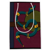 ステッカーカレスネーク ミディアムペーパーバッグ (正面)