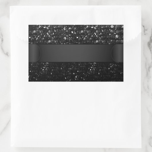 ステッカークリスタルきらきら光るストラス 長方形シール (バッグ)