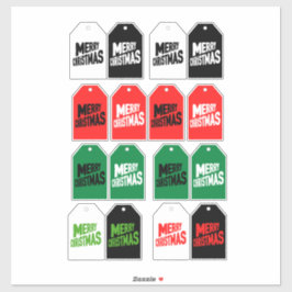 ステッカークリスマスギフトタグクリスマスプレゼントラベル シール