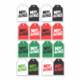 ステッカークリスマスギフトタグクリスマスプレゼントラベル シール