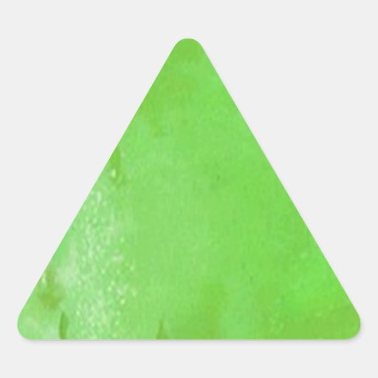 ステッカーグリーンビールセントパトリックの日パーティーフェスティバル 三角形シール (正面)