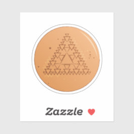 ステッカーゲームダルゴナマルチプルトライアングル シール