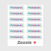 ステッカーシーカラフルト/ステッカーパックのピックボール シール (シート)