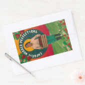 ステッカーシート：労働者の保護 長方形シール (封筒)