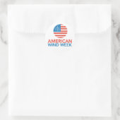 ステッカーシート – American Wind Week ラウンドシール (バッグ)