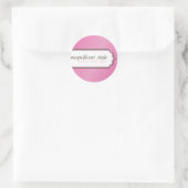 ステッカーシール：:スタイリッシュ壮大8 ラウンドシール (バッグ)