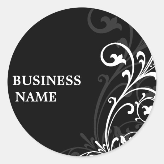 ステッカーシール::素晴らしい6 ラウンドシール (正面)