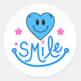 ステッカースマイル ラウンドシール