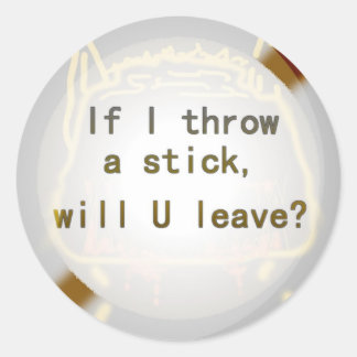 ステッカーズダウグ ラウンドシール