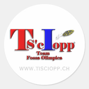 ステッカーチームTIS'ciopp ラウンドシール