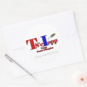 ステッカーチームTIS'ciopp ラウンドシール (封筒)