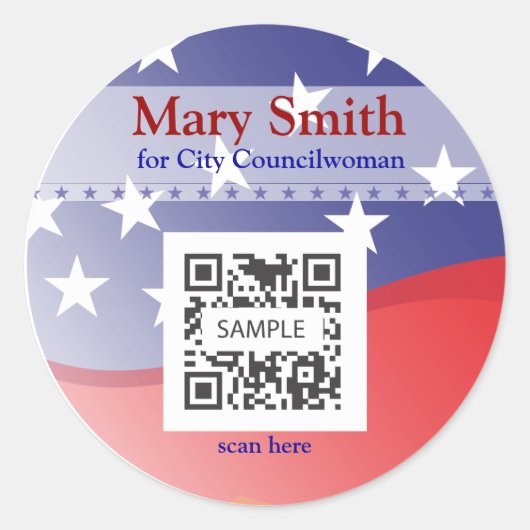 ステッカーテンプレートキャンペーン ラウンドシール (正面)