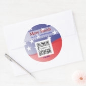 ステッカーテンプレートキャンペーン ラウンドシール (封筒)