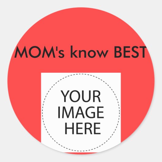 ステッカーテンプレートザズルギフト ラウンドシール (正面)