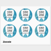 ステッカーテンプレートデンタルケア ラウンドシール (シート)