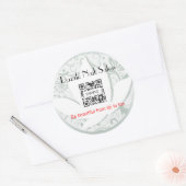 ステッカーテンプレートネイルサロン ラウンドシール (封筒)