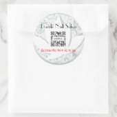 ステッカーテンプレートネイルサロン ラウンドシール (バッグ)