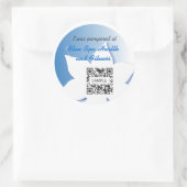 ステッカーテンプレートブルースパ ラウンドシール (バッグ)